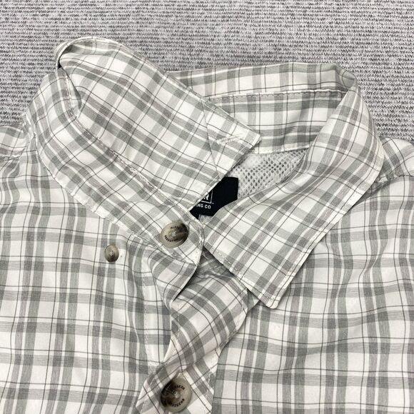 Alaskan Hardgear Duluth Shirt Mens Medium Gray Mountain Stream Vented Hiking - Picture 8 of 16